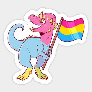 Pansexual Pachycephalosaurus Sticker